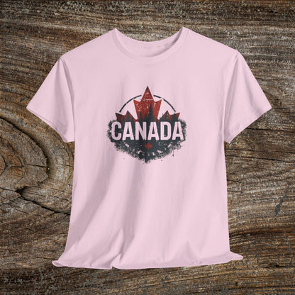 Distressed Canadian Logo T-Shirt — Grunge Canada Tee