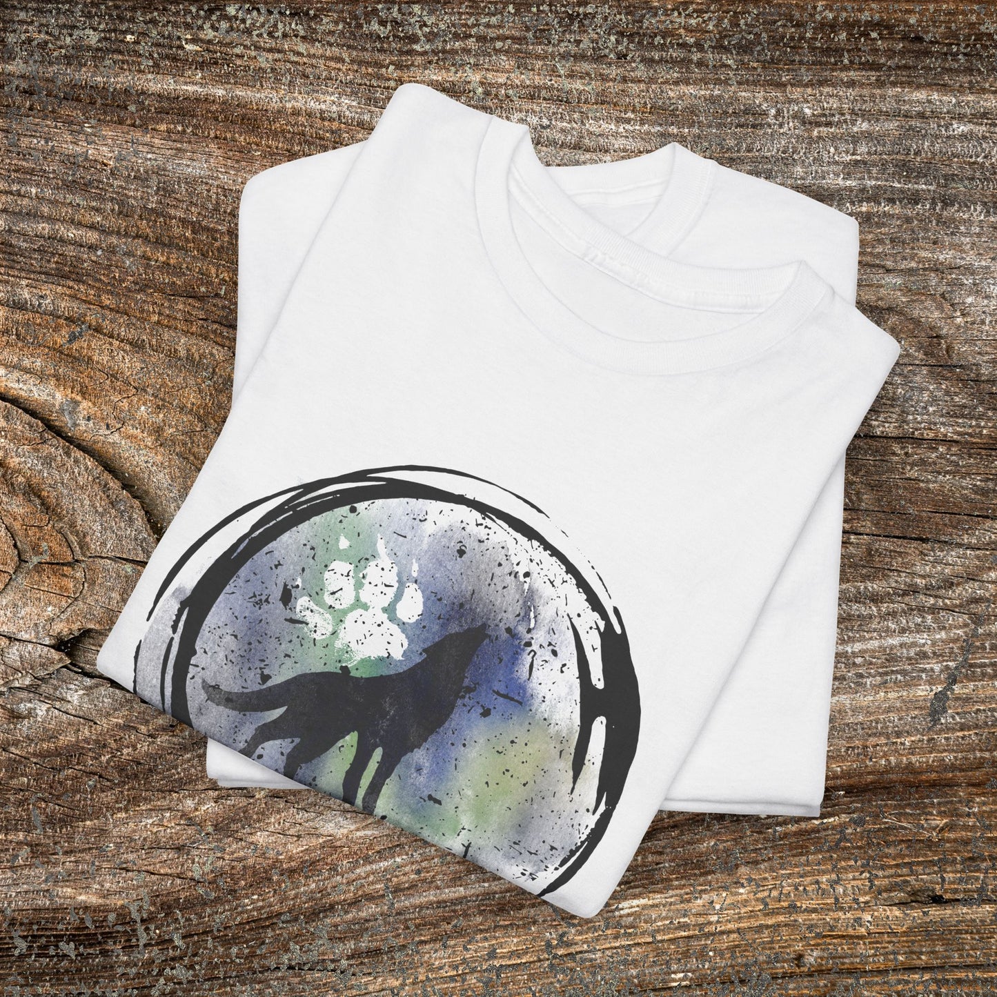 Wolf Pack Grunge Nature T-Shirt