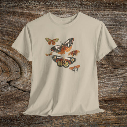 Rustic Butterfly T-Shirt — Nature Lover Gift