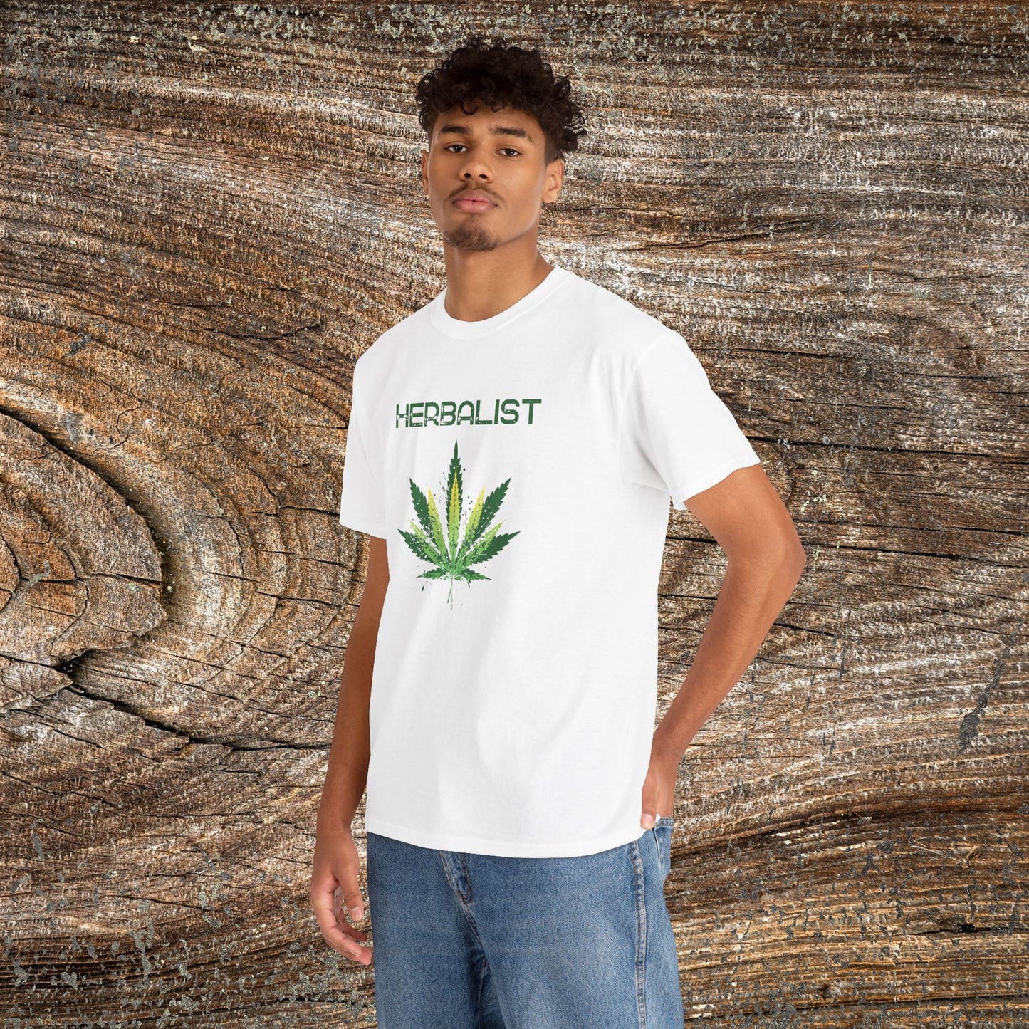 Retro Weed "Herbalist" 420 TShirt - Grunge Marijuana Stoner Gift