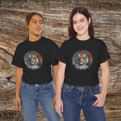 Retro Grunge 'Easy Tiger' T-Shirt — Vintage Tiger Tee