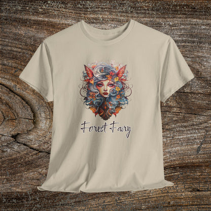 Vintage Forest Fairy T-Shirt - Enchanted Woodland Graphic Tee