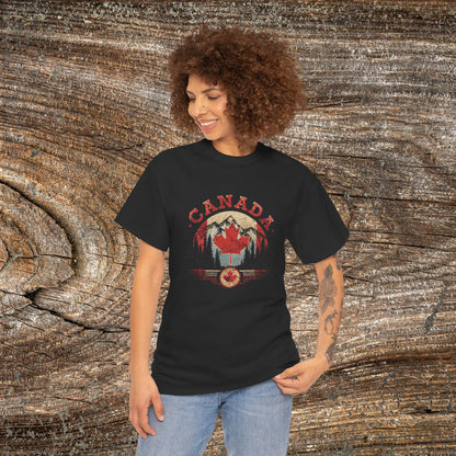 Distressed Canadian Logo T-Shirt — Grunge Canada Tee