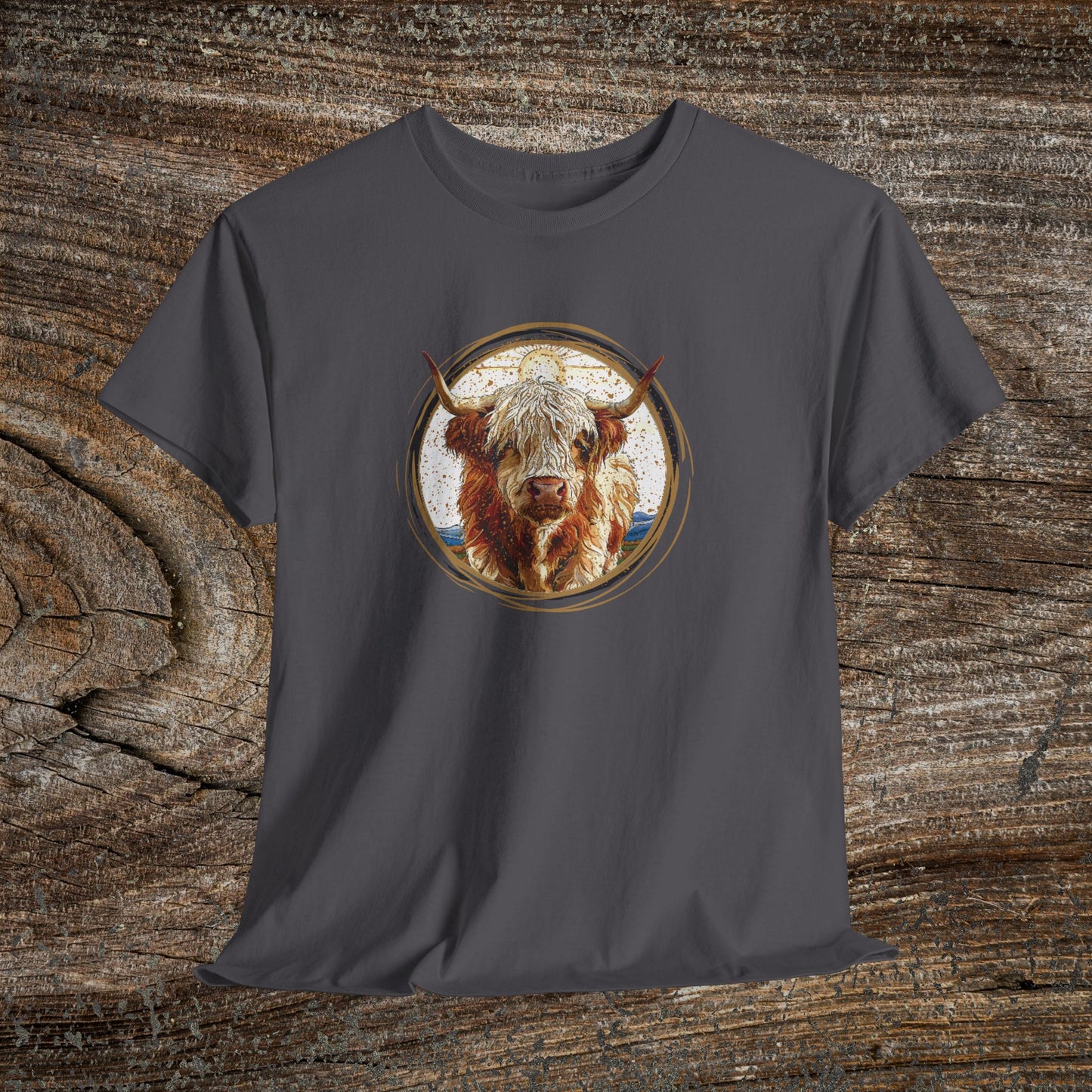 Rustic Boho Cow TShirt
