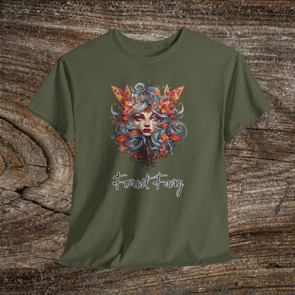 Vintage Forest Fairy T-Shirt - Enchanted Woodland Graphic Tee