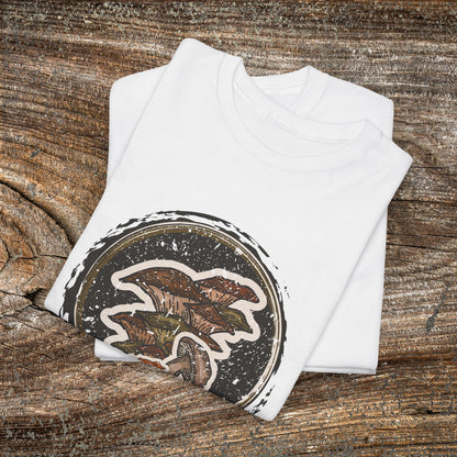 Foraging Mushroom Tee — Retro Grunge Forager Gift
