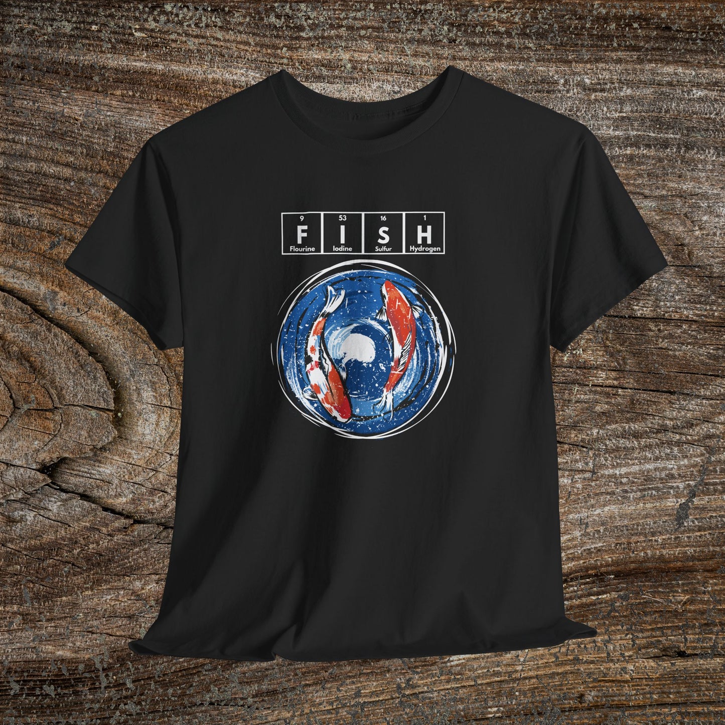 Retro Koi Fish T-Shirt — Grunge Japanese Carp Tee