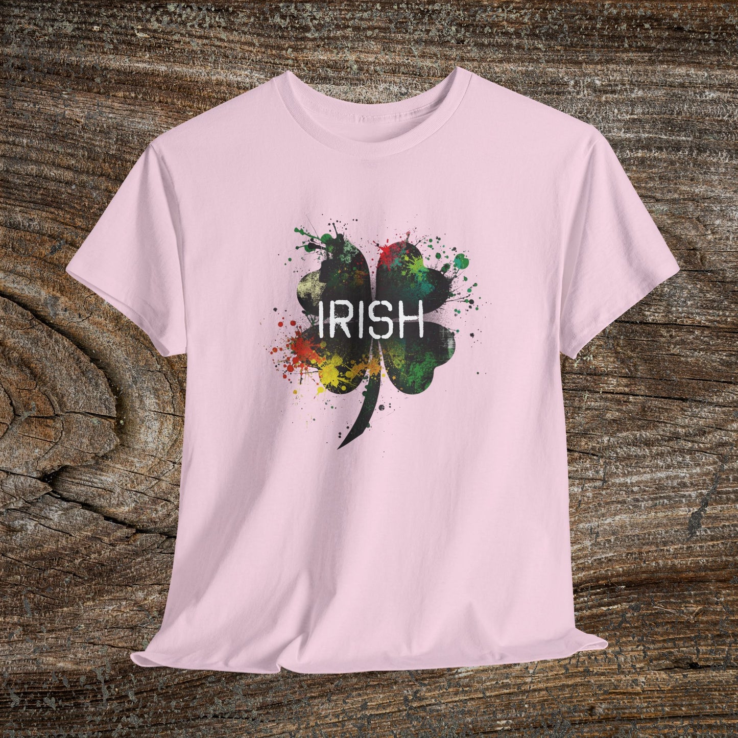 Grunge Irish Clover T-Shirt | St. Patrick’s Day Tee