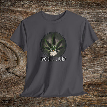 Grunge 'Roll Up' 420 T-Shirt — Retro Gnome Marijuana Stoner Tee