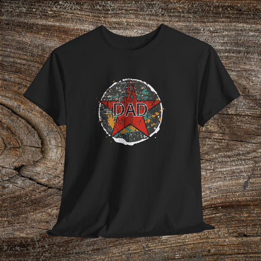 Grunge Dad Star T-Shirt — Retro Father's Day Gift
