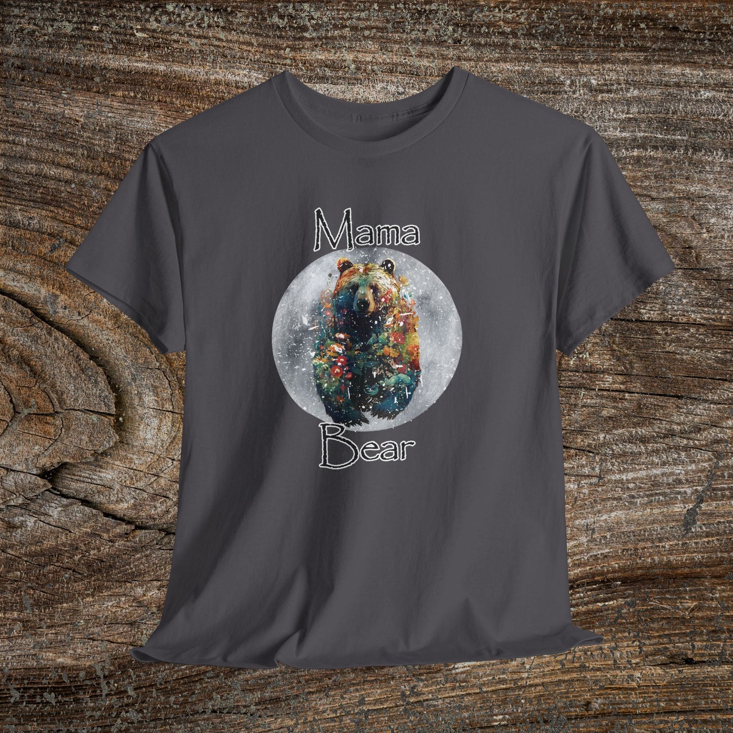 Mama Bear Nature T-Shirt - Woodland Mom Graphic Tee