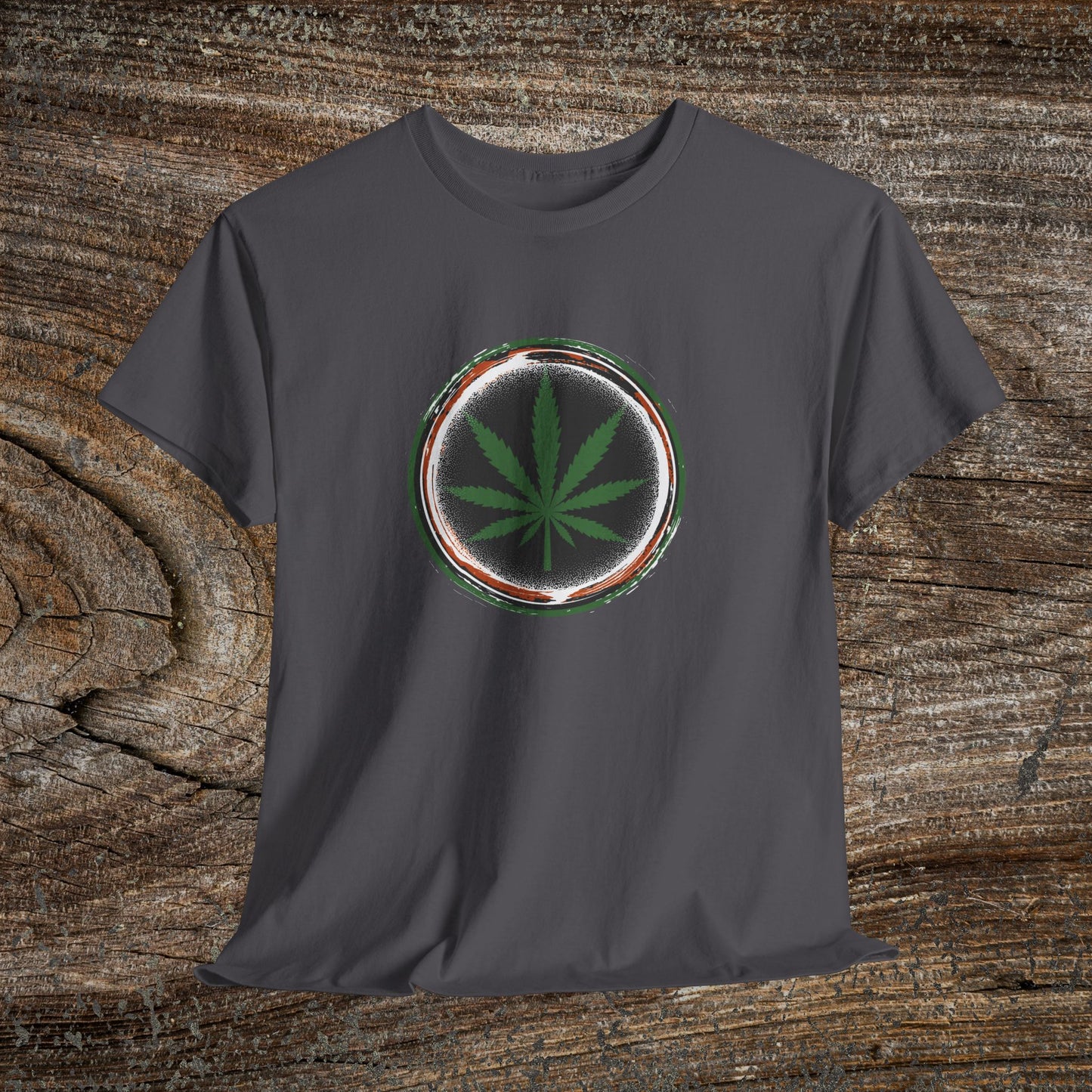 Grunge Weed 420 TShirt - Retro Marijuana Leaf Stoner Gift