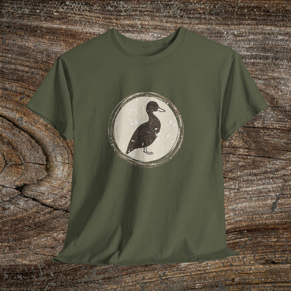 Rustic Boho Duck T-Shirt — Vintage Farmhouse Duck Tee
