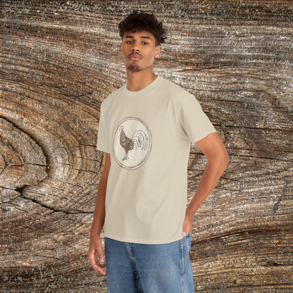 Boho Retro Chicken T-Shirt — Vintage Farmhouse Chicken Tee