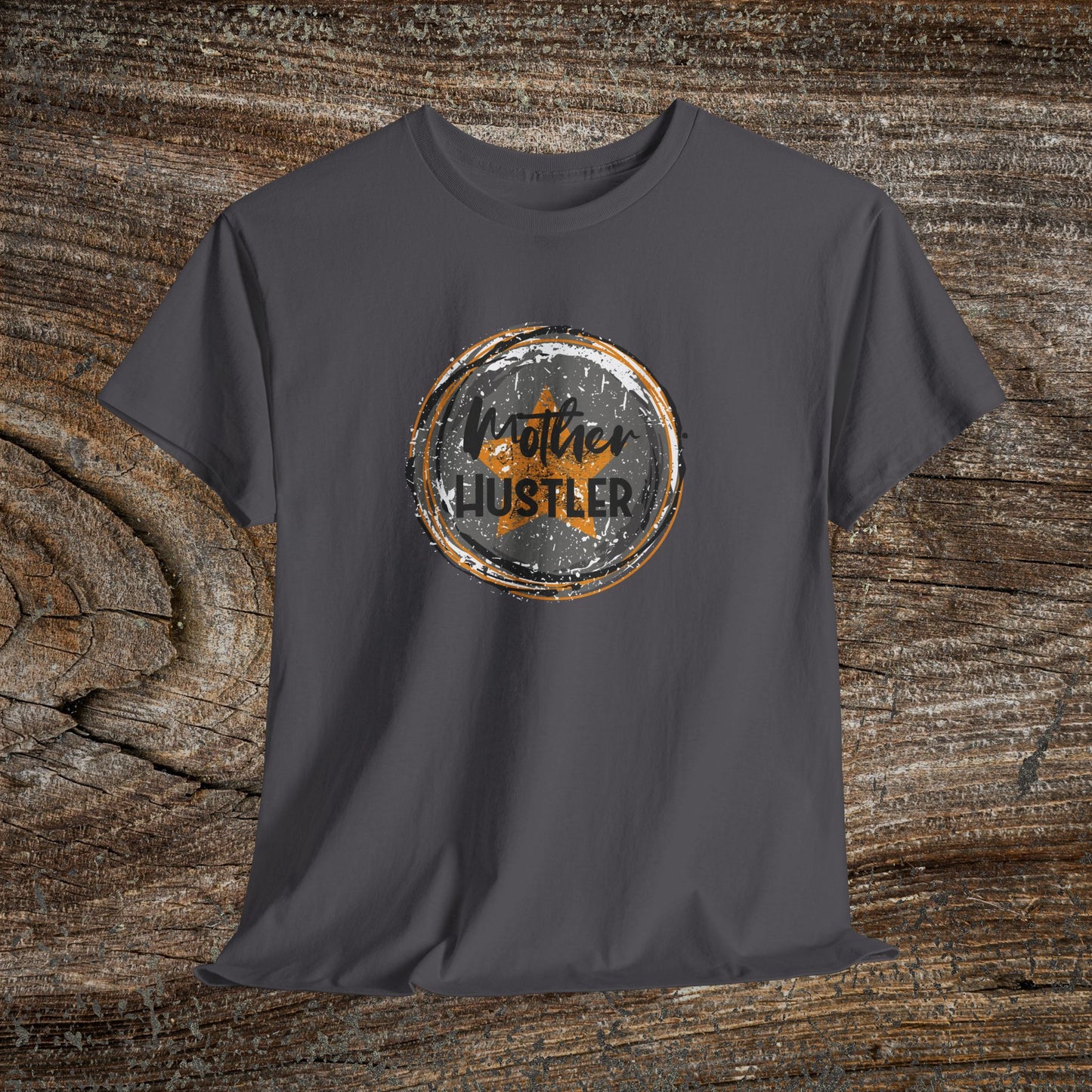 Mother Hustler Mom T-Shirt — Distressed Grunge Gift for Mom