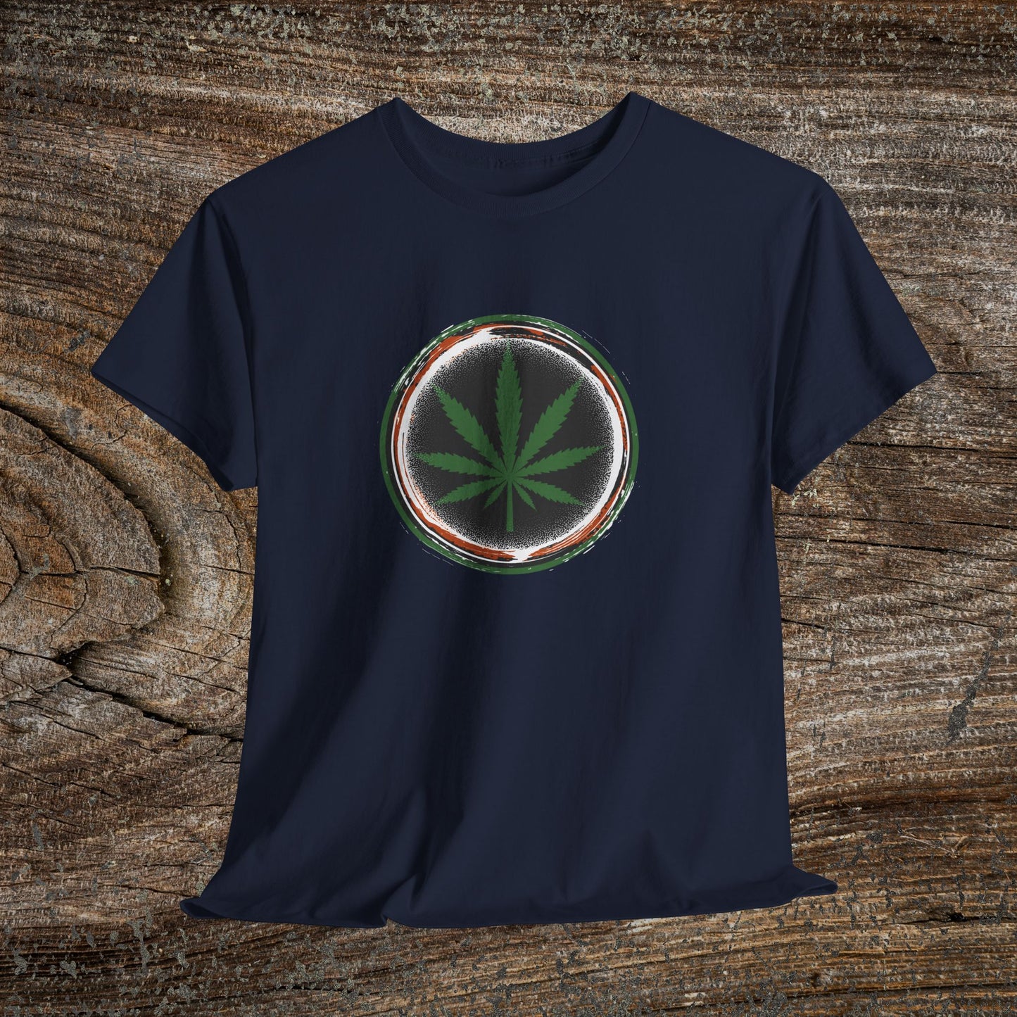 Grunge Weed 420 TShirt - Retro Marijuana Leaf Stoner Gift