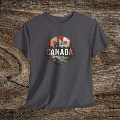 Grunge Canadian Landscape T-Shirt — Distressed Canada Tee