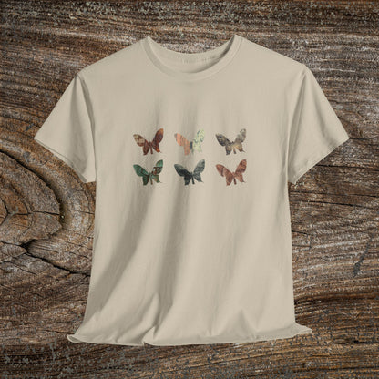 Rustic Butterfly T-Shirt — Nature Lover Gift