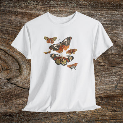 Rustic Butterfly T-Shirt — Nature Lover Gift