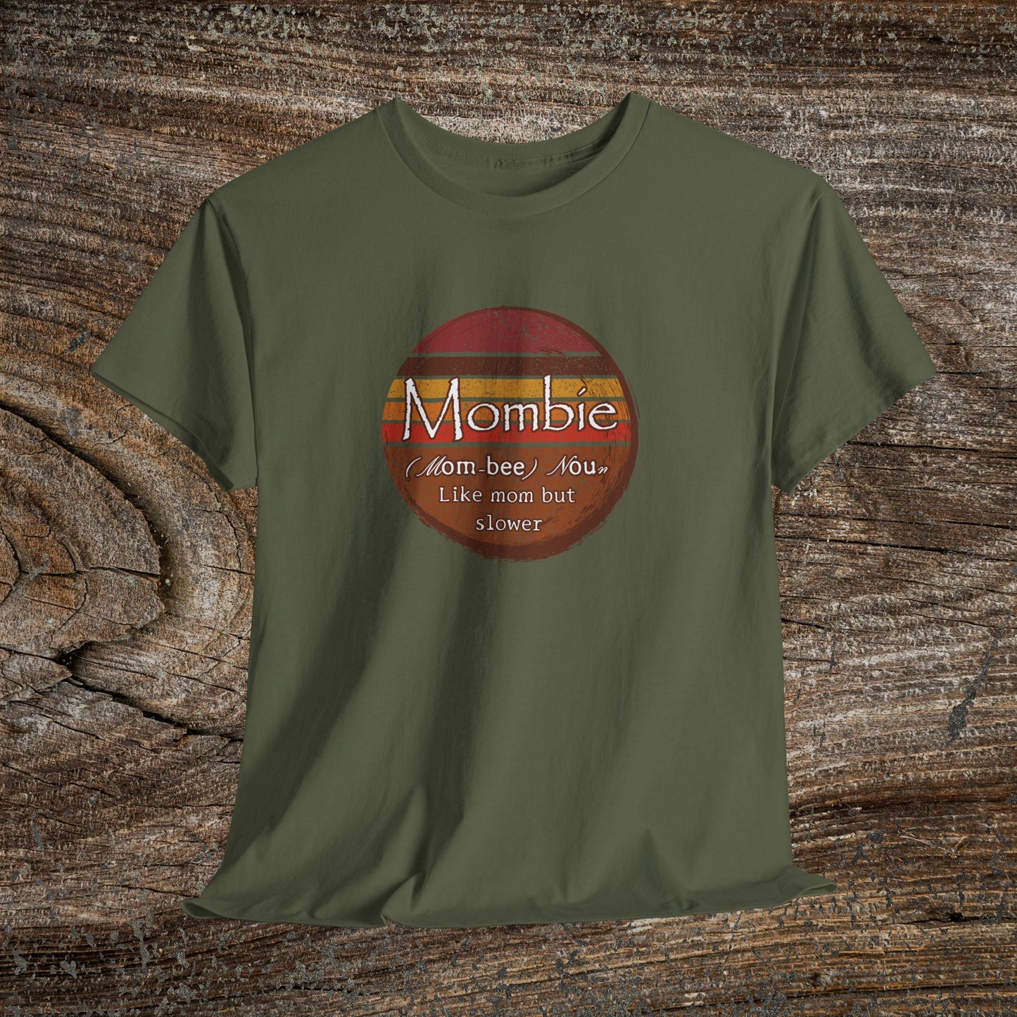 Retro Grunge "Mombie" Mom T-Shirt — Funny Mom Gift
