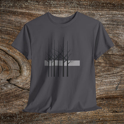 Modern Tree Abstract TShirt, Minimalist Nature Lover Gift