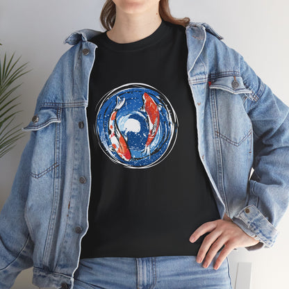 Retro Koi Fish T-Shirt — Grunge Japanese Carp Tee
