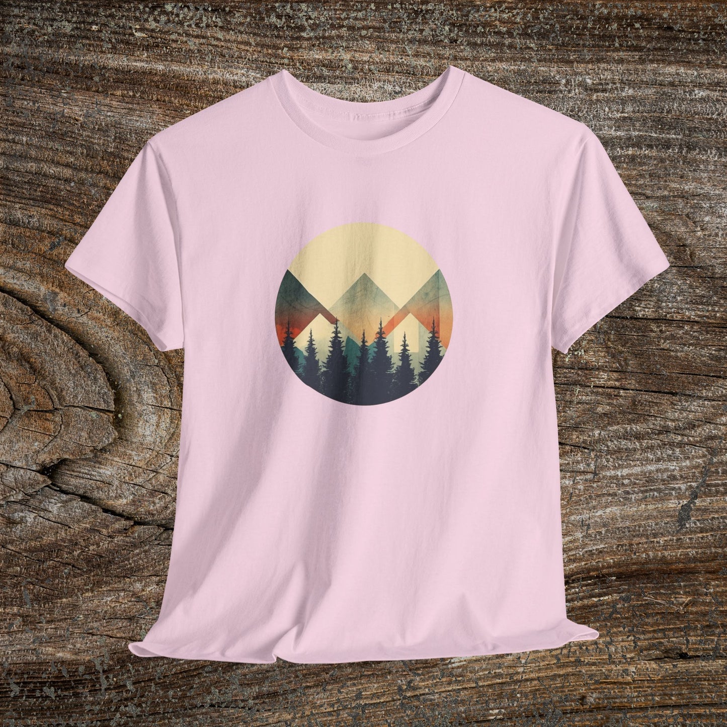 Vintage Mountain Landscape TShirt - Nature Lover Gift