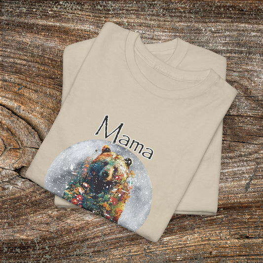Mama Bear Nature T-Shirt - Woodland Mom Graphic Tee