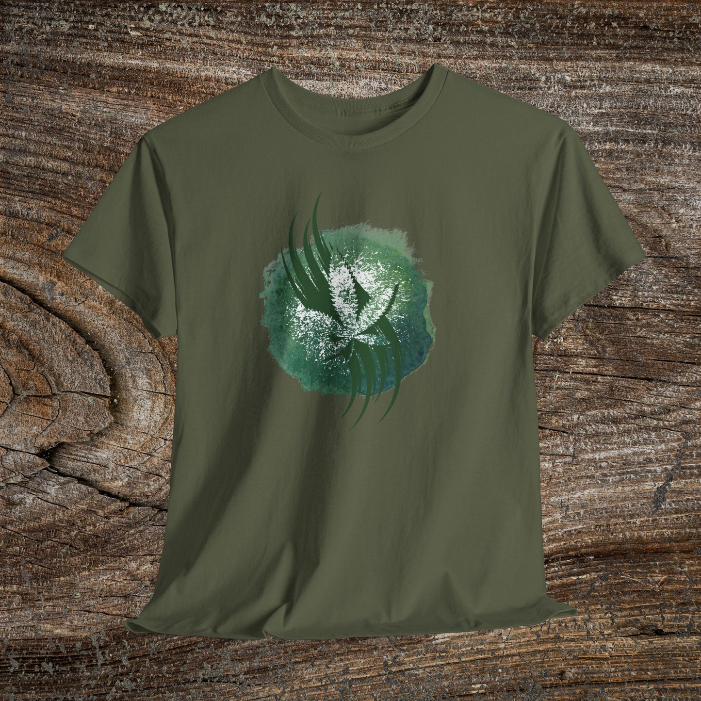 Grunge Weed Leaf 420 TShirt - Retro Marijuana Stoner Gift