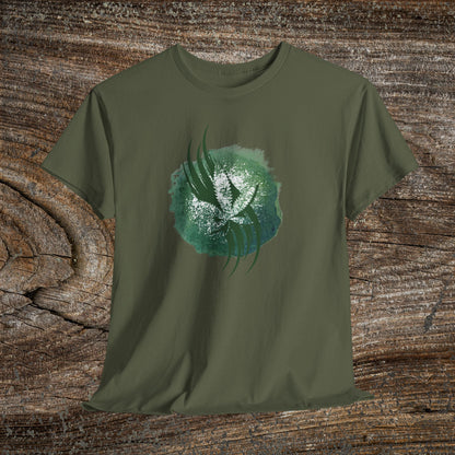 Grunge Weed Leaf 420 TShirt - Retro Marijuana Stoner Gift