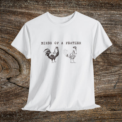 Birds of a Feather Rustic Chicken T-Shirt