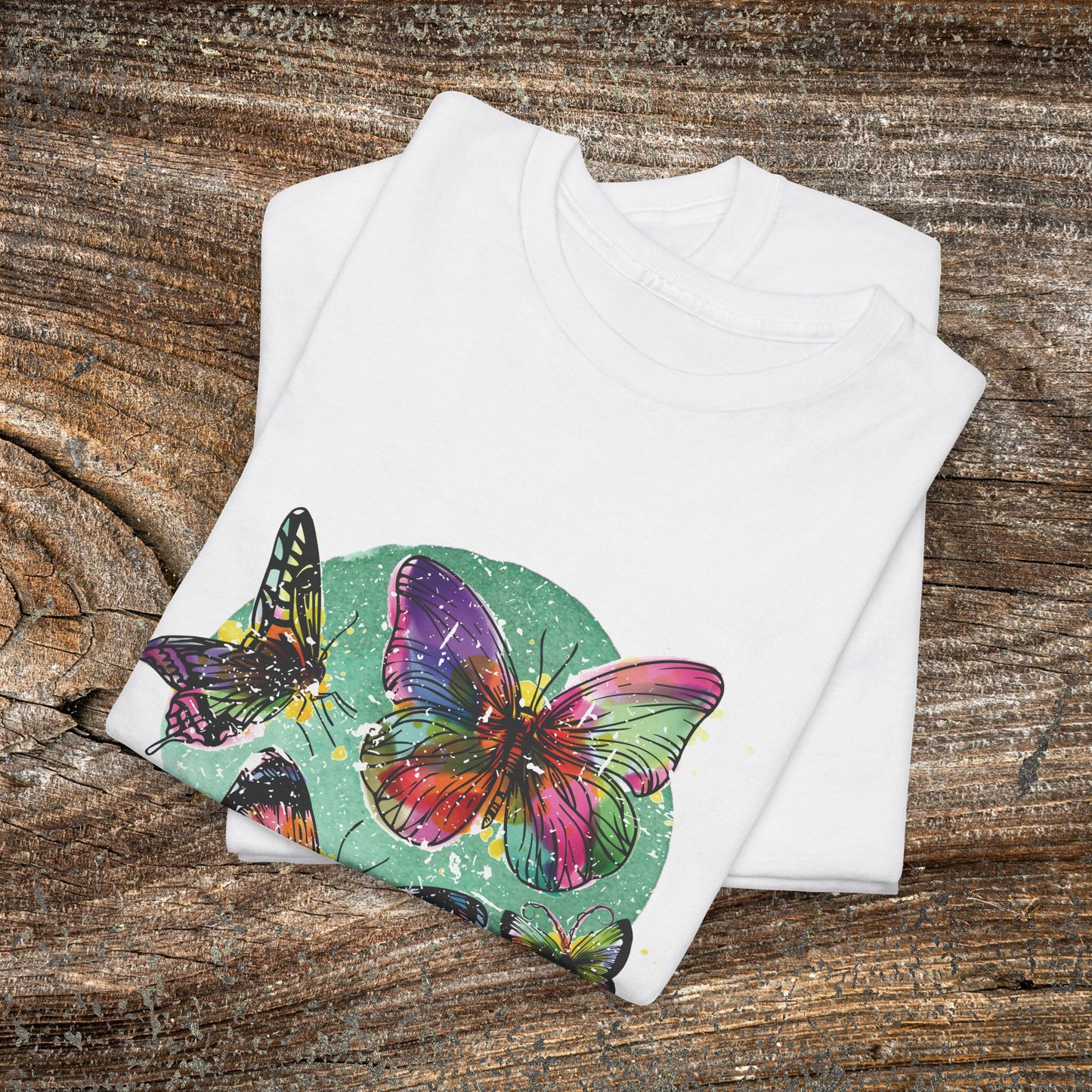 Watercolour Butterfly T-Shirt — Nature Lover Gift