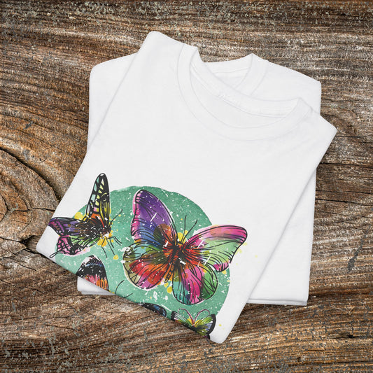 Watercolour Butterfly T-Shirt — Nature Lover Gift