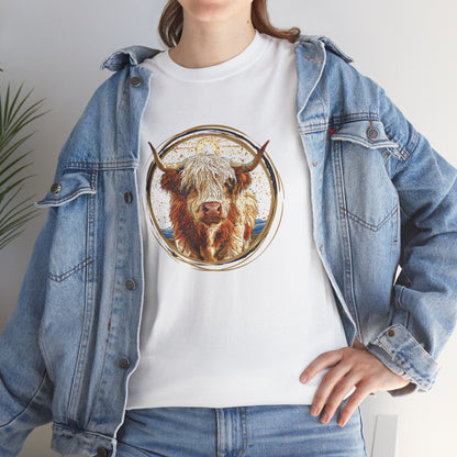 Rustic Boho Cow TShirt