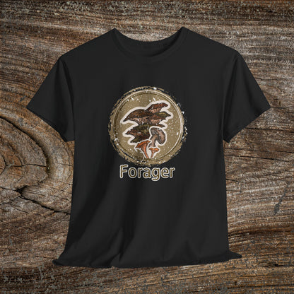 Foraging Mushroom Tee — Retro Grunge Forager Gift