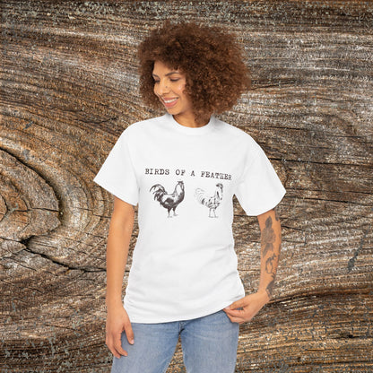 Birds of a Feather Rustic Chicken T-Shirt