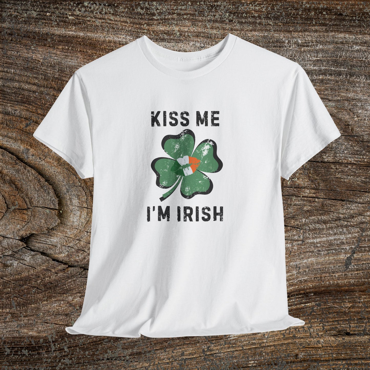 Kiss Me I'm Irish Shamrock Tee | St. Patrick's Day Clover Shirt