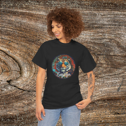 Retro Grunge 'Easy Tiger' T-Shirt — Vintage Tiger Tee