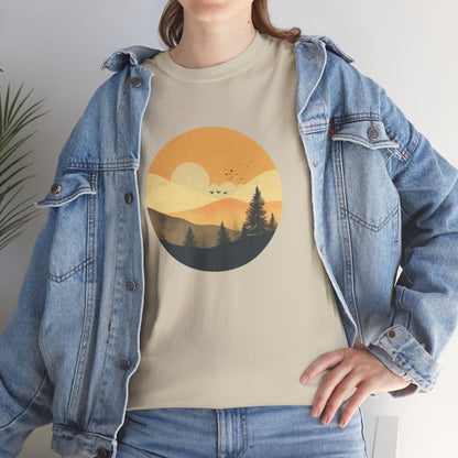 Rustic Mountain Landscape TShirt - Nature Lover Gift