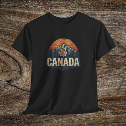 Distressed Canadian Logo T-Shirt — Grunge Canada Tee