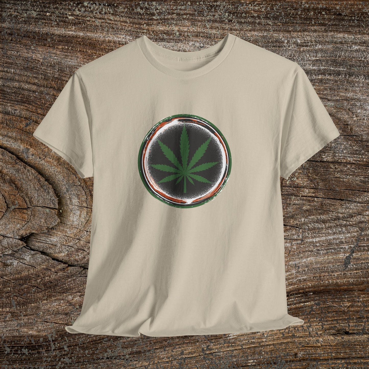 Grunge Weed 420 TShirt - Retro Marijuana Leaf Stoner Gift