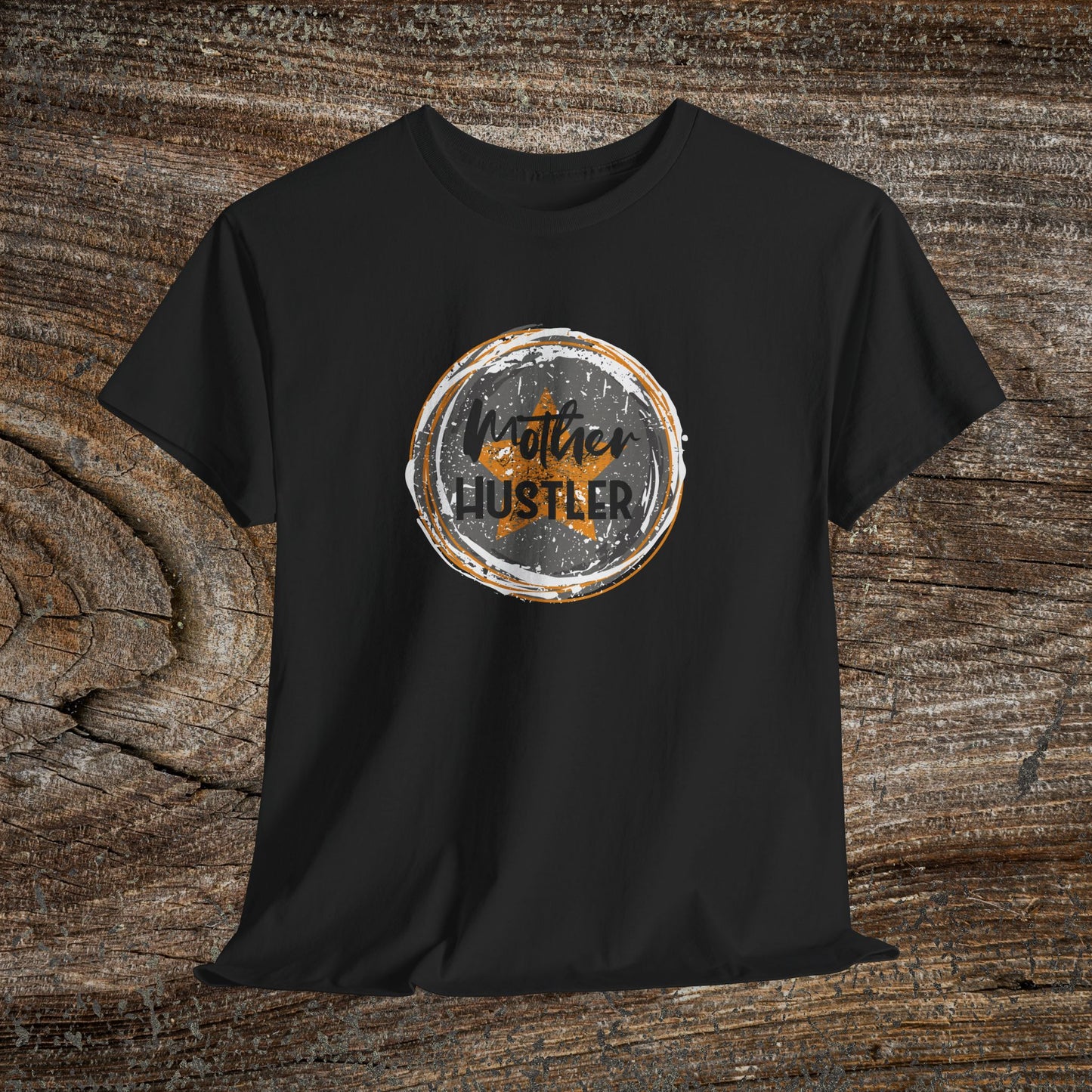 Mother Hustler Mom T-Shirt — Distressed Grunge Gift for Mom