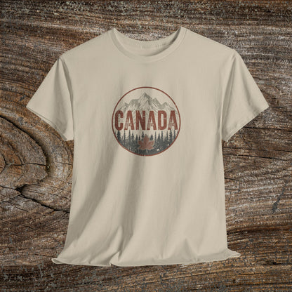 Distressed Canadian Logo T-Shirt — Grunge Canada Tee