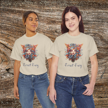 Vintage Forest Fairy T-Shirt - Enchanted Woodland Graphic Tee