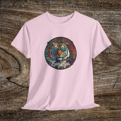 Retro Grunge 'Easy Tiger' T-Shirt — Vintage Tiger Tee