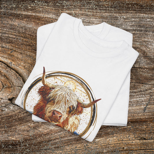 Rustic Boho Cow TShirt