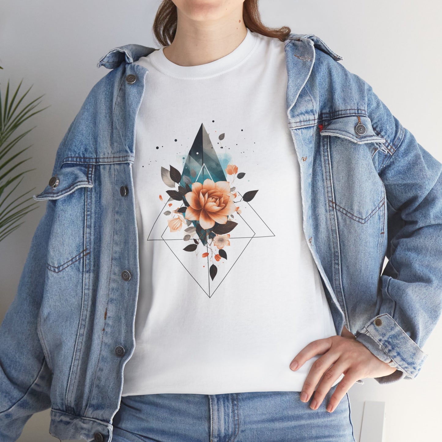 Retro Flower T-Shirt — Vintage Floral Graphic Tee