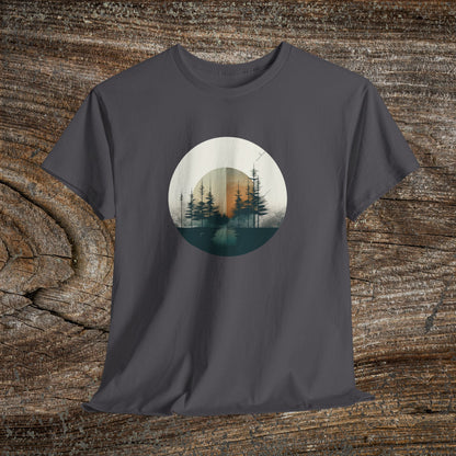 Vintage Mountain Landscape TShirt - Nature Lover Gift