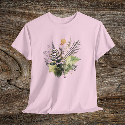 Vintage Watercolour  Floral TShirt — Botanical Graphic T-Shirt
