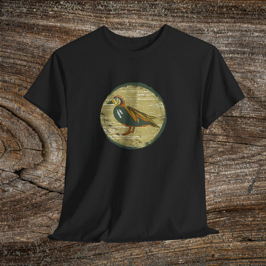 Rustic Boho Duck T-Shirt — Vintage Farmhouse Duck Tee